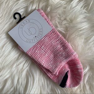 Urban Outfitters | NWT Pale Pink Waffle Knit Ankle Socks